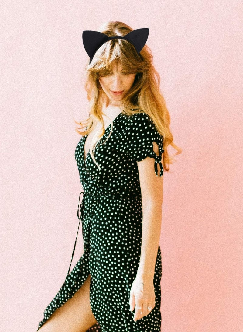 أوزيغالور 6 قطع طوق رأس هالوين هالوين آذان القطط طوق رأس هالوين آذان القطط إكسسوارات شعر للفتيات النساء هدايا الحفلات اليومية - Image 4