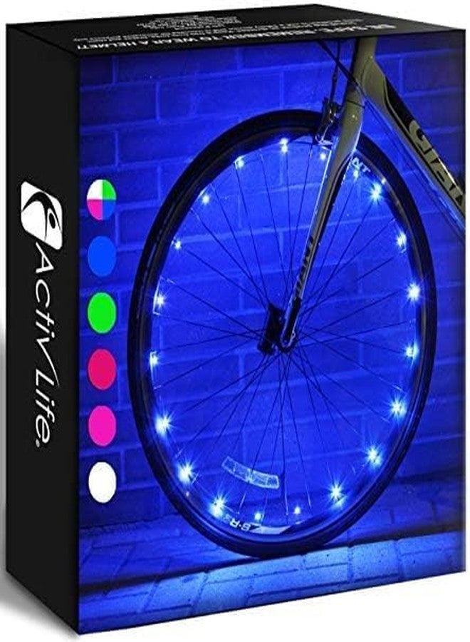 Activ Life Bike Lights for Night Riding (2 Tires) Bicycle Lights for Wheels Gifts for Men for Christmas Stocking Stuffers Birthday Gifts Teens Boys Top Unique Presents for Kids 2024 Ideas - Image 1