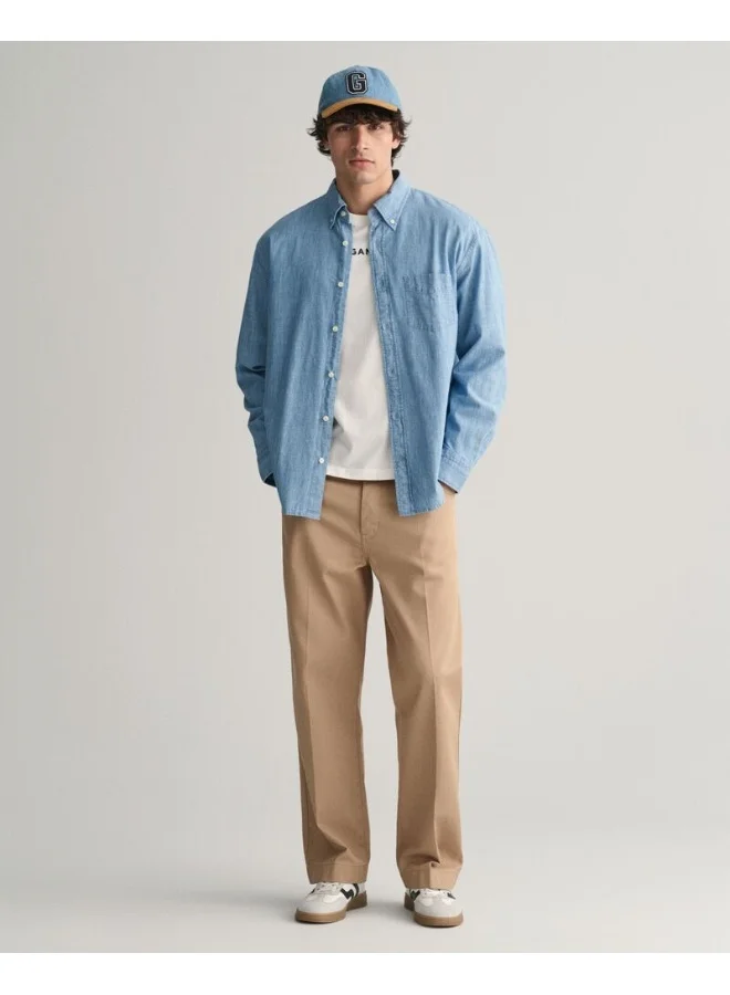 غانت Gant Relaxed Fit Chambray Shirt