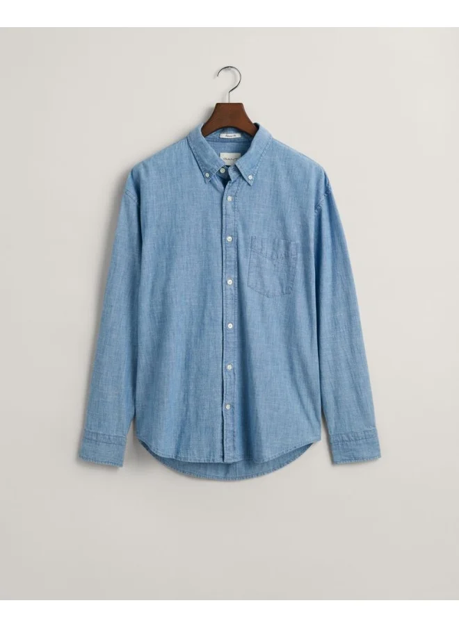 غانت Gant Relaxed Fit Chambray Shirt