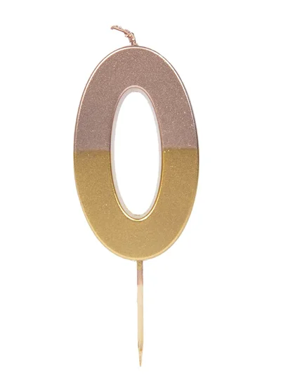 توكينج تيبلز Talking Tables 0 Number Birthday Candles, Rose Gold Number Candle, Candle for Birthday Cake Topper, Anniversary Cake Number Candle. Candle stick for special occasions such as birthday and Anniversary