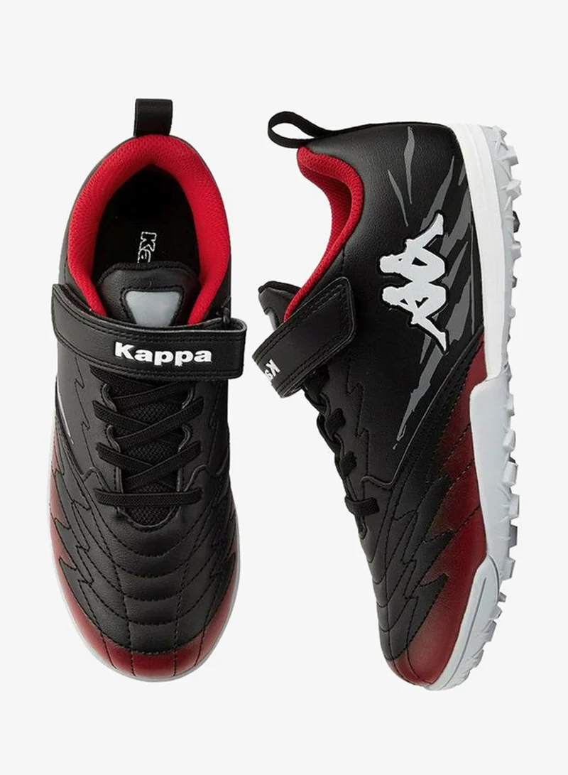 Kappa Boys Hook and Loop Football Turf Shoes with Pull Tab