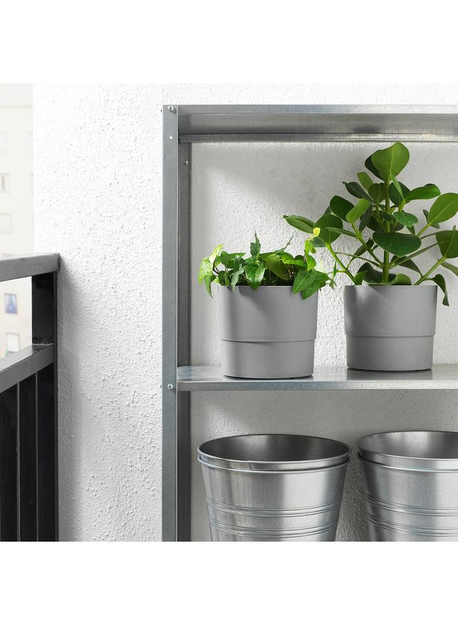 Zaboon Plant pot, in/outdoor grey, 15 cm - Image 4