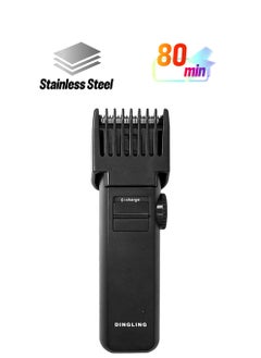 DINGLING Beard & Hair Trimmer for Men, Electric Hair Clipper for Barbers and Stylists RF-610B,80 Min Use  - Image 1