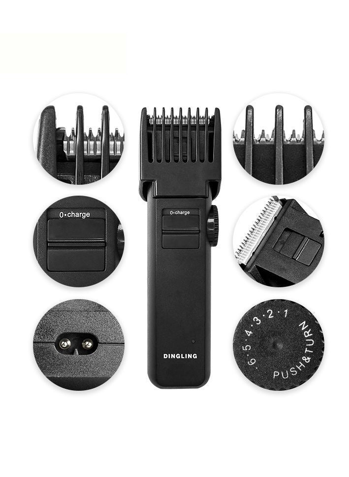 DINGLING Hair Trimmer for Men, Electric Hair Clipper for Barbers and Stylists RF-610B,60 Min Use - Image 2