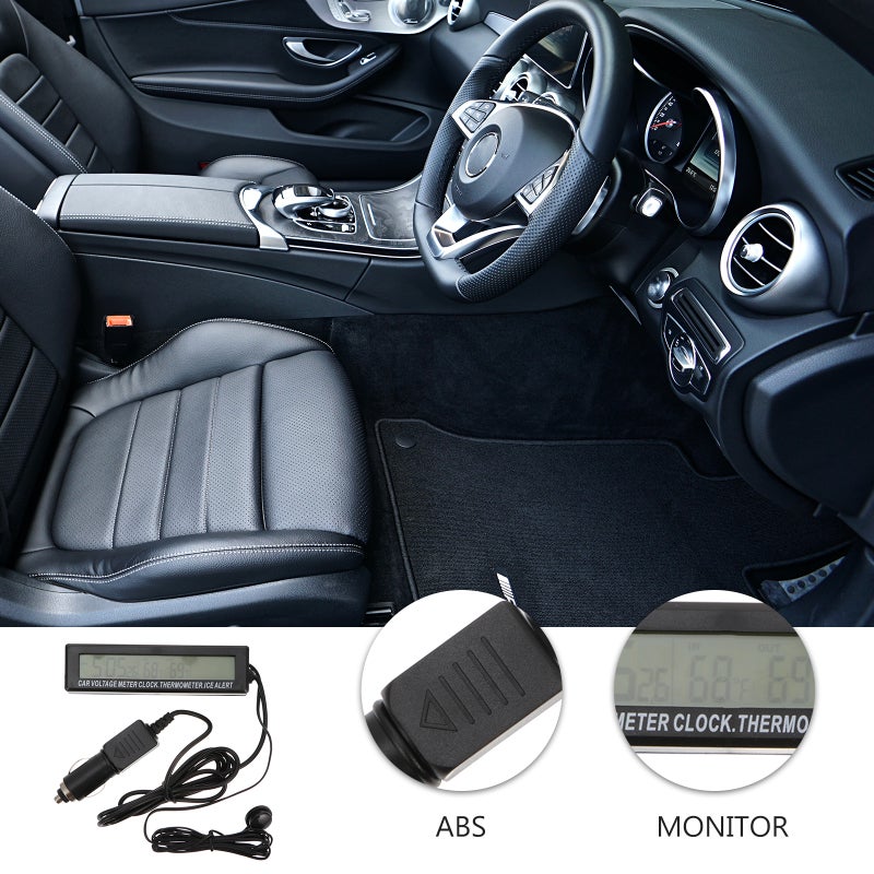 Car Clock Weather Monitor Auto Clock - Image 2