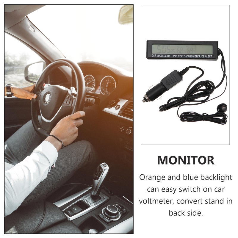 Car Clock Weather Monitor Auto Clock - Image 4