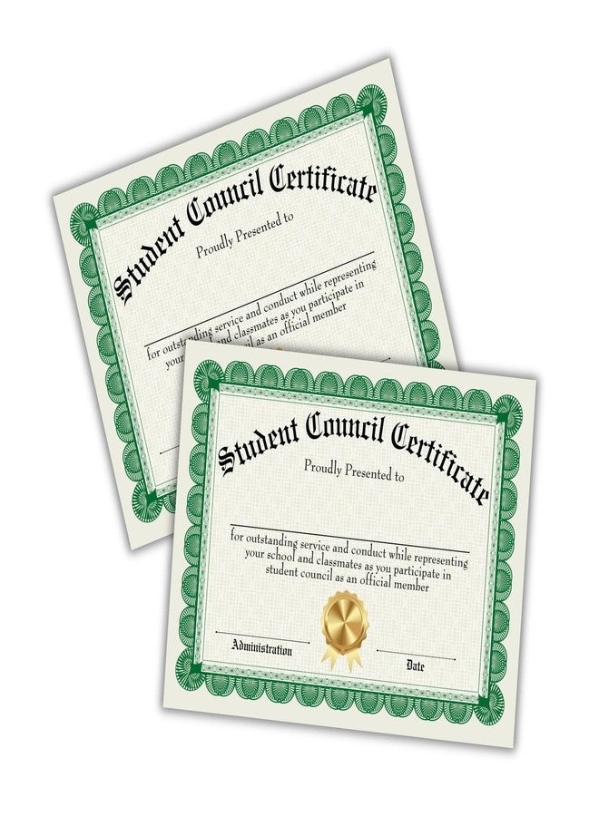 Lashicorn Student Council Certificate of Membership 30pk 8.5x11” STUCO Officers Government High School Leadership Committee Recognition Vice Secretary - Image 1