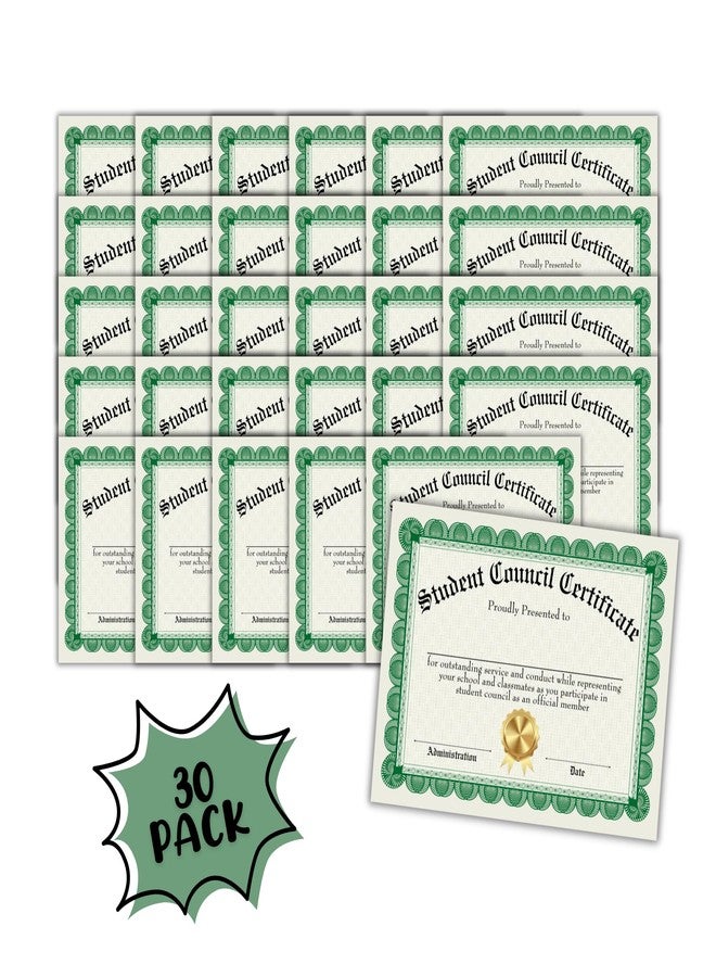 Lashicorn Student Council Certificate of Membership 30pk 8.5x11” STUCO Officers Government High School Leadership Committee Recognition Vice Secretary - Image 2