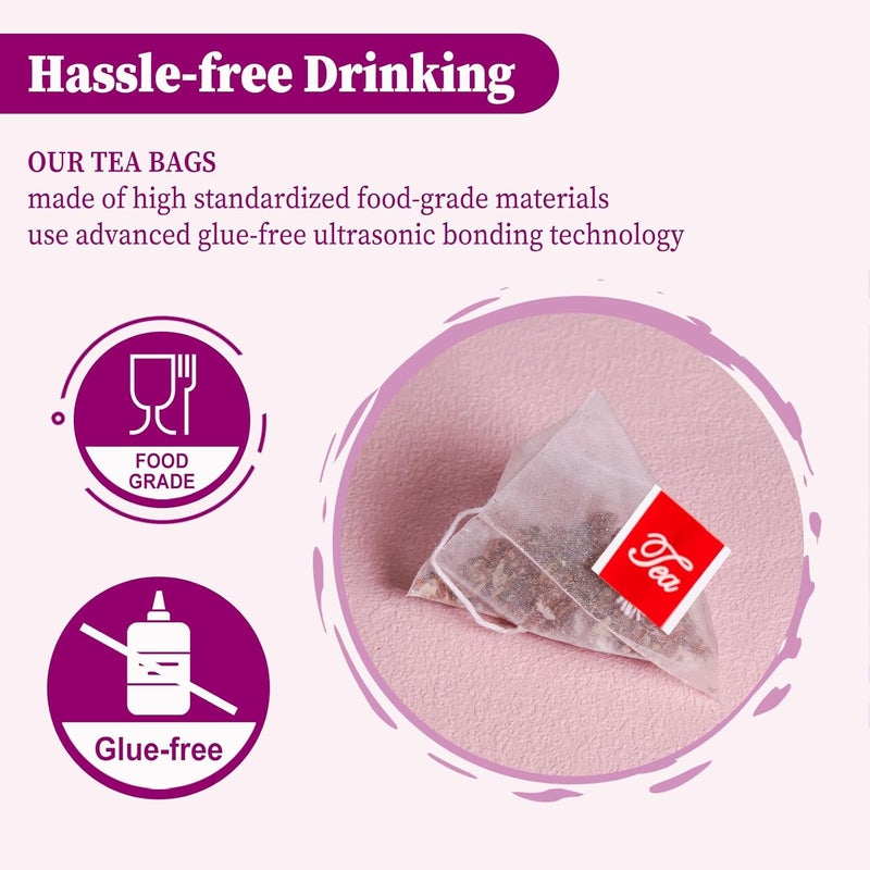 FullChea أكياس شاي حليب الشوك 100% طبيعي من فول تشيا - 40 قطعة، شاي أعشاب خالي من الكافيين - Image 5