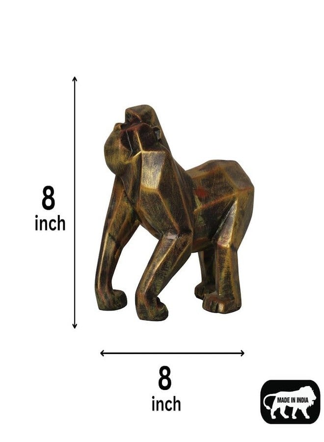 ARUNA DECOR Resin Gorilla Figurine - Unique Luxury Home Decor and Collectible Sculpture, Limited Edition [20x10x20 cm] (Gorilla) - Image 4