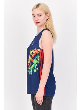 Adidas Women Sportswear Fit Sleeveless Outdoor Jersey, Navy  - Image 3