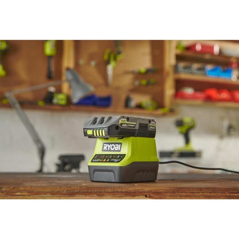 RB1820C 18V One+ 1 x 2.0Ah البطارية و2.0A مجموعة الشحن لأدوات ريوبي الكهربائية للاستخدام المنزلي و - Image 3