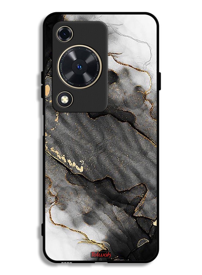 Tolwak Huawei Nova Y72S Protective Case Cover Glitter Marble