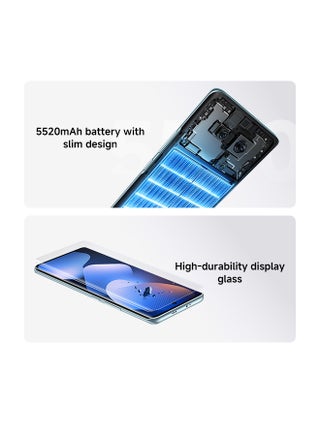 ريدمي نوت 15 ثنائي الشريحة 5G لون بنفسجي ضبابي أزرق 8 جيجابايت رام 256 جيجابايت مع محول 3 دبابيس - النسخة العالمية - view 3