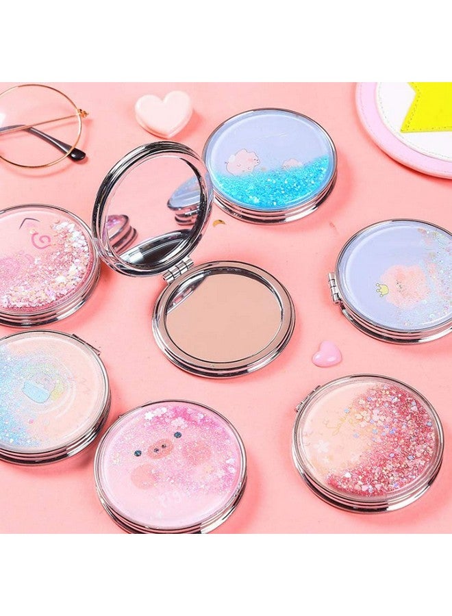 adbeni Travel Mirror Compact Cosmetic Bag Mirror for Women Magnifying Mirror for Makeup, Shade-BT2001-01, 42g - Image 1