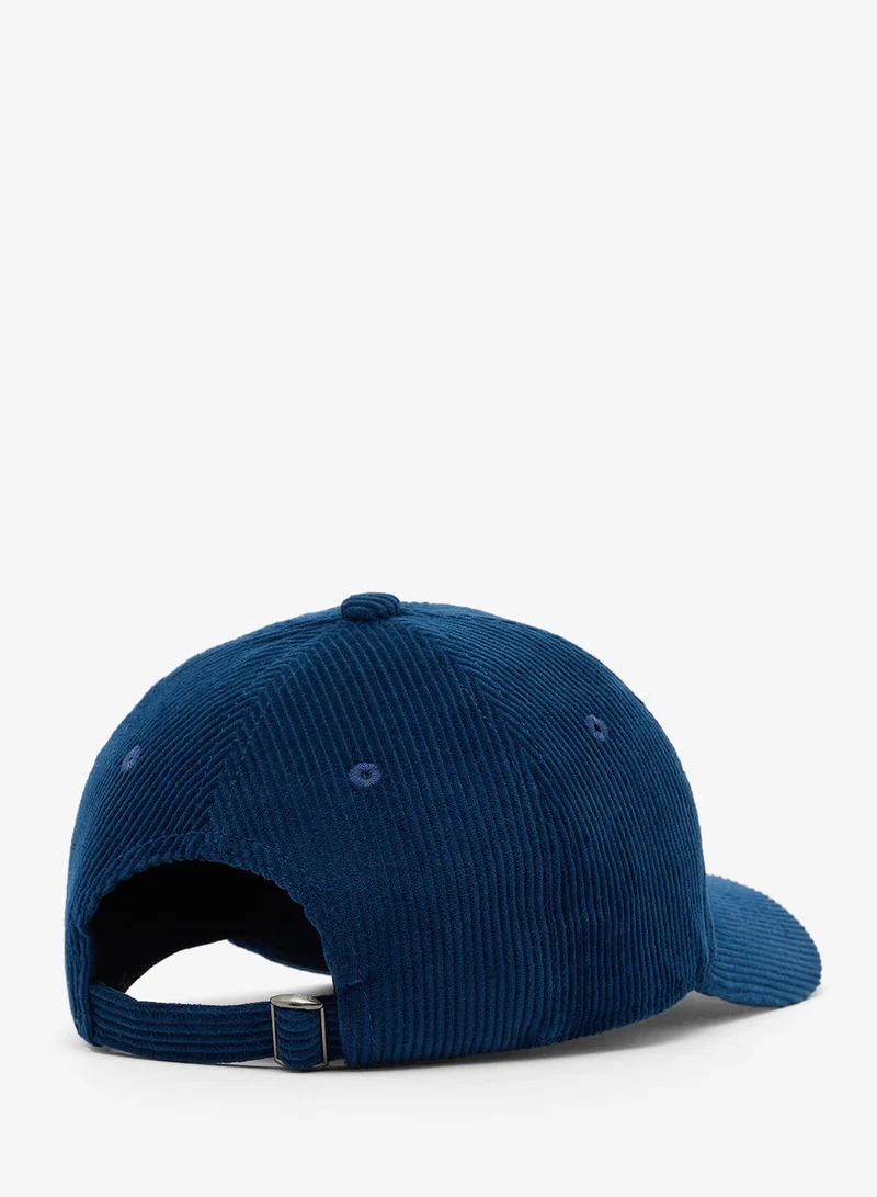 سفنتي فايف Vintage Text Corduroy Peak Cap