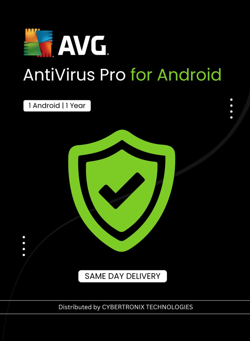 AVG AVG AntiVirus Pro | 1 Android Device for 1 Year | Digital License | SAME DAY DELIVERY