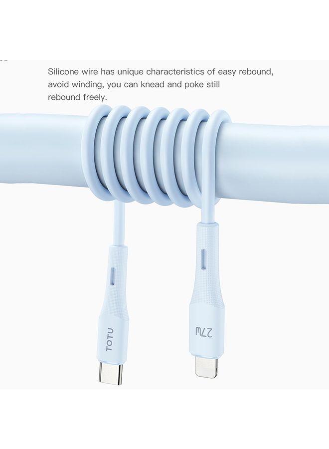 TOTU BT-022 Skin Sense Series Type-C to Type-C Silicone Data Cable, Length:2m(Black) - Image 5