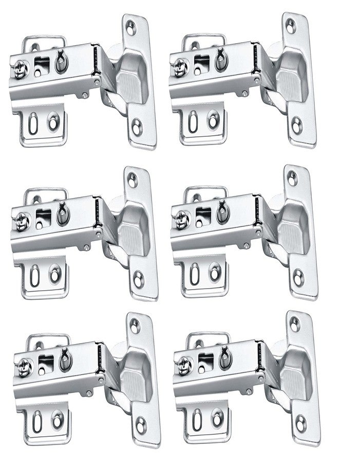 Redwud Steel Auto Concealed Hinges, 0 Degree- Full Overlay [2 Pair Pack] Pack of 3 - Image 1