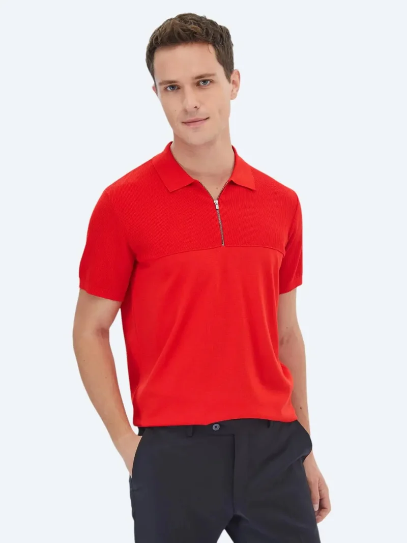 كيب ملابس فيرميليون المحبوكة