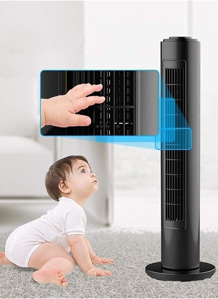 Vertical Air Conditioner and Cooler for Home and Office with 3 Wind Power Settings 45W ,Tower Fan With Remote Control, Touch Panel, 3 Speed Control, 3 Modes, 12 Hours Timer