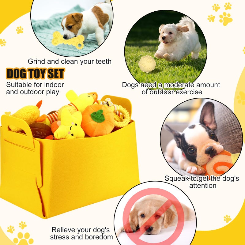 Abbylike 50 Pcs Puppy Supplies Starter Kit for Small Dogs Puppy Essentials Includes Leash, Bowls, Teeth Brushes, Water Bottle, and More Accessories for Dogs Pet Day Welcome Gift(Yellow) - Image 5