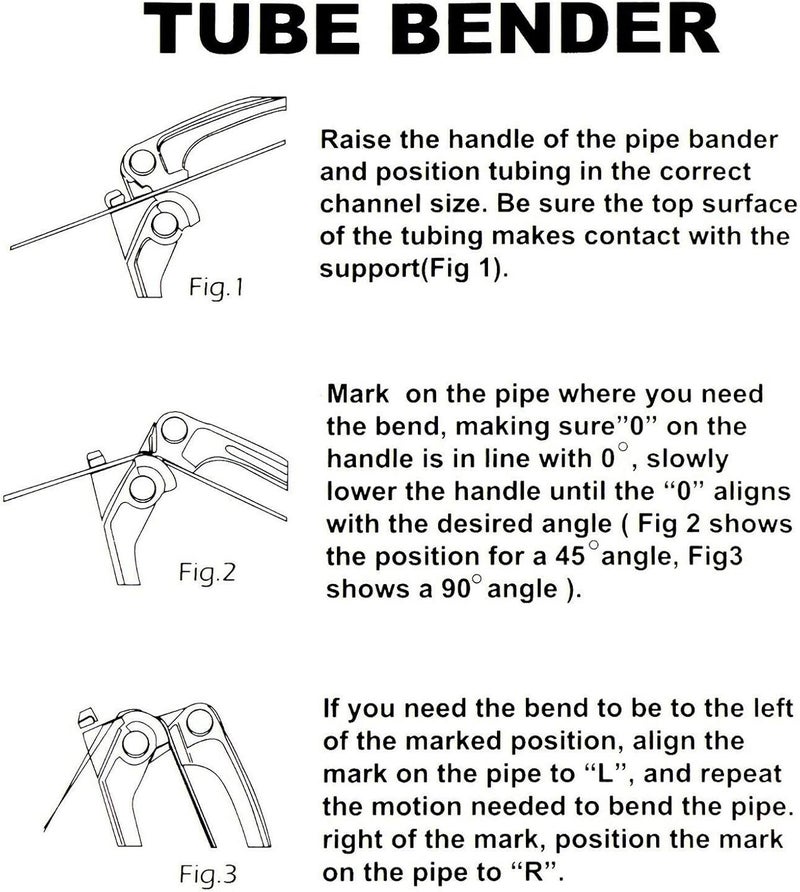 Bewinner Tube Bender for Copper and Aluminum Tubes - Image 4
