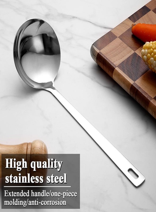 Berglander Stainless Steel Soup Ladle, 11.8" Durable Ladel Spoon for Serving or Cooking, Dishwasher Safe, Durable & Rust-Resistant Cooking Utensil - Image 3