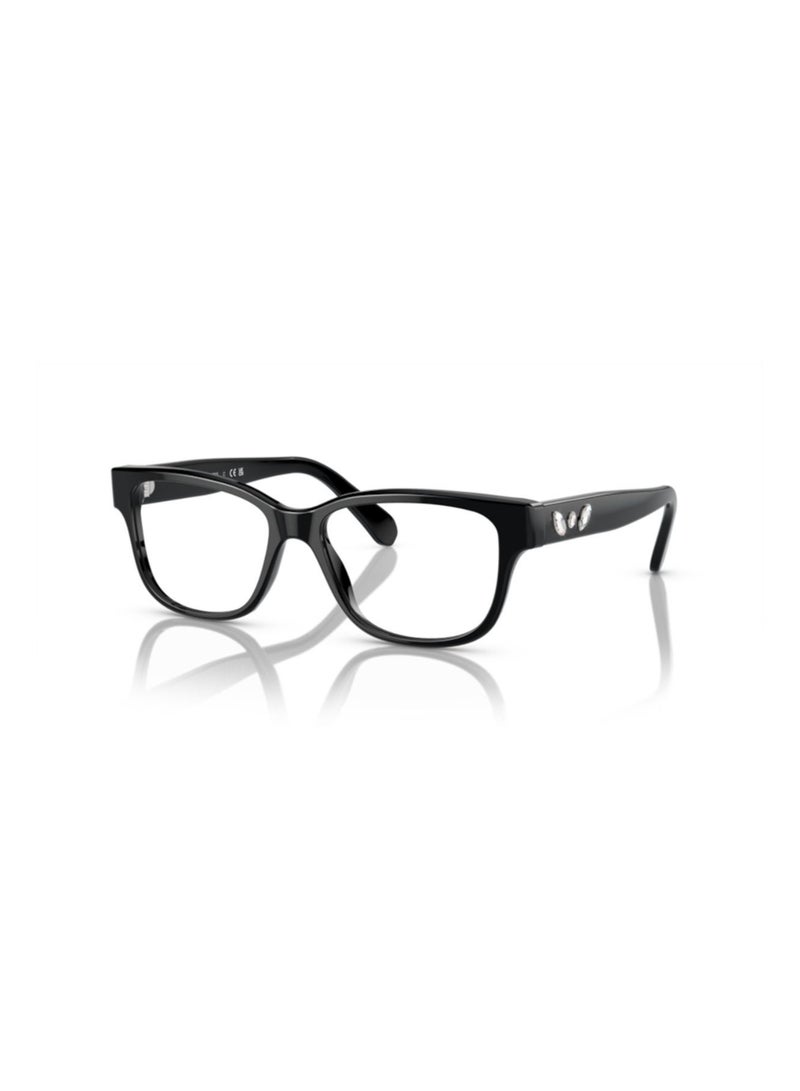 SWAROVSKI Swarovski Woman Square  Eyeglasses- Sk 2007 - Lense Size:52Mm - Black - Image 1