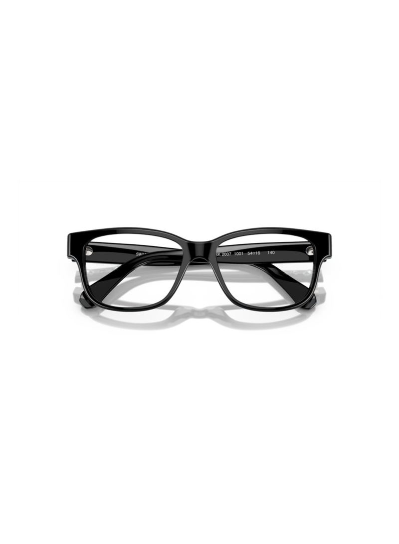SWAROVSKI Swarovski Woman Square  Eyeglasses- Sk 2007 - Lense Size:52Mm - Black - Image 5