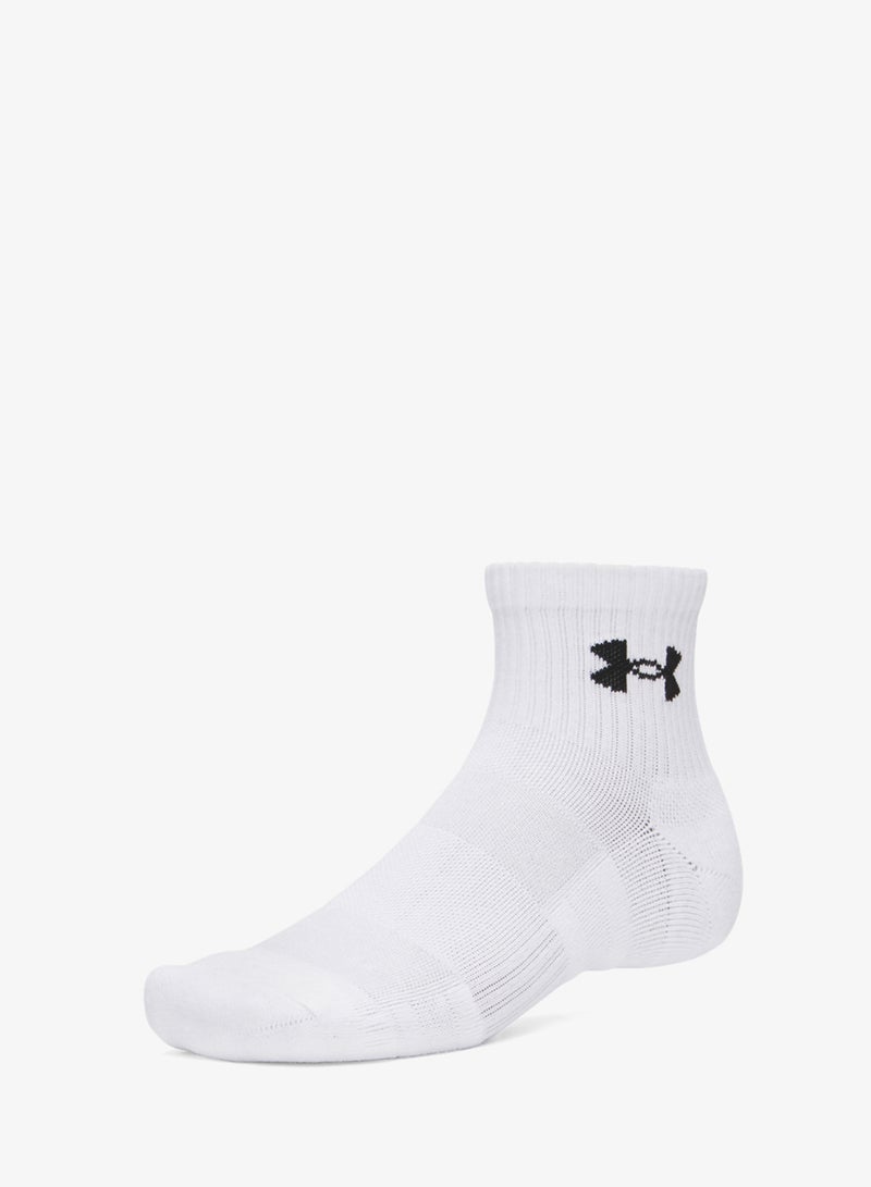 UNDER ARMOUR 3 Pack Performance Quarter Socks - Image 1