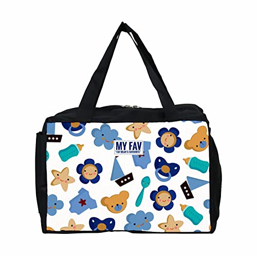 Myfav MY FAV Baby Diaper Bag for Mothers | Durable Maternity Nursing Tote Backpack | Multifunctional Travel Diaper Bag with Adjustable Shoulder Strap | Spacious & Organised Mama Bag for Baby Essentials - Image 1