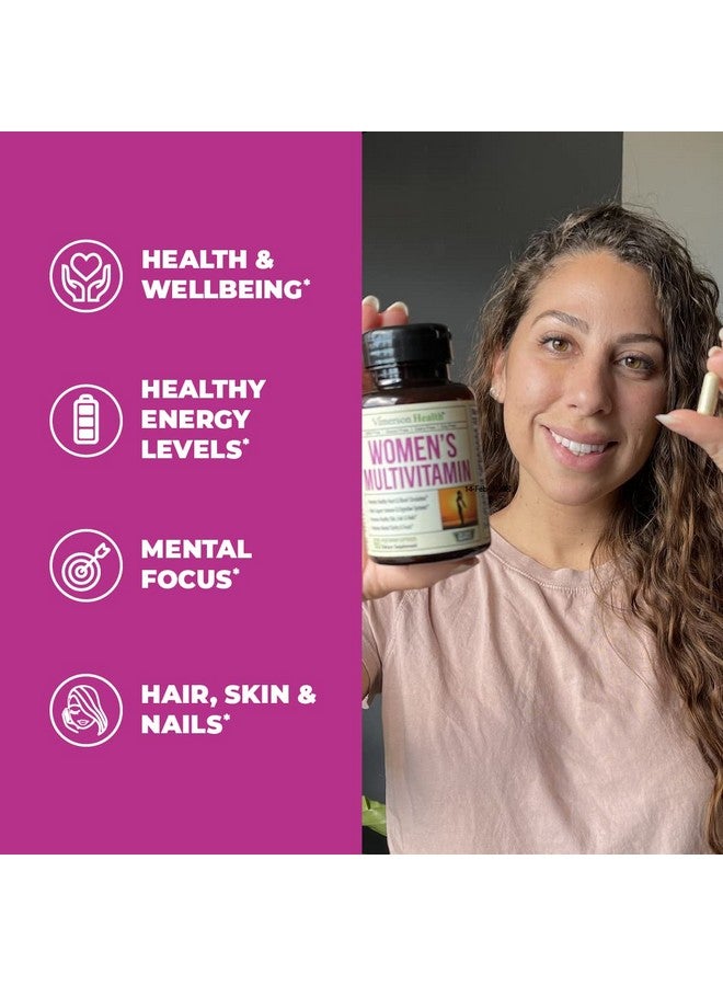 Vimerson Health Multivitamin For Women Daily Womens Multivitamin Supplement With Magnesium Biotin Vitamin A Vitamin C Vitamin D Vitamins B12 Zinc Calcium For Energy Focus Hair Skin Nails & Immune Support - Image 4