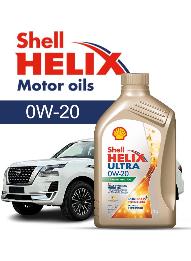 Shell Engine Oil – For NISSAN Patrol V8 2024 - 2010، 7 Liter، viscosity 0w20 Shell - With Engine Oil Filter - 2010 2011 2012 2013 2014 2015 2016 2017 2018 2019 2020 2021 2022 2023 2024 