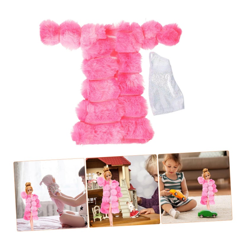 Loquat Miniature Doll Vest Jacket Replacement Clothing Outfit for Decorative Dress Up - Image 3