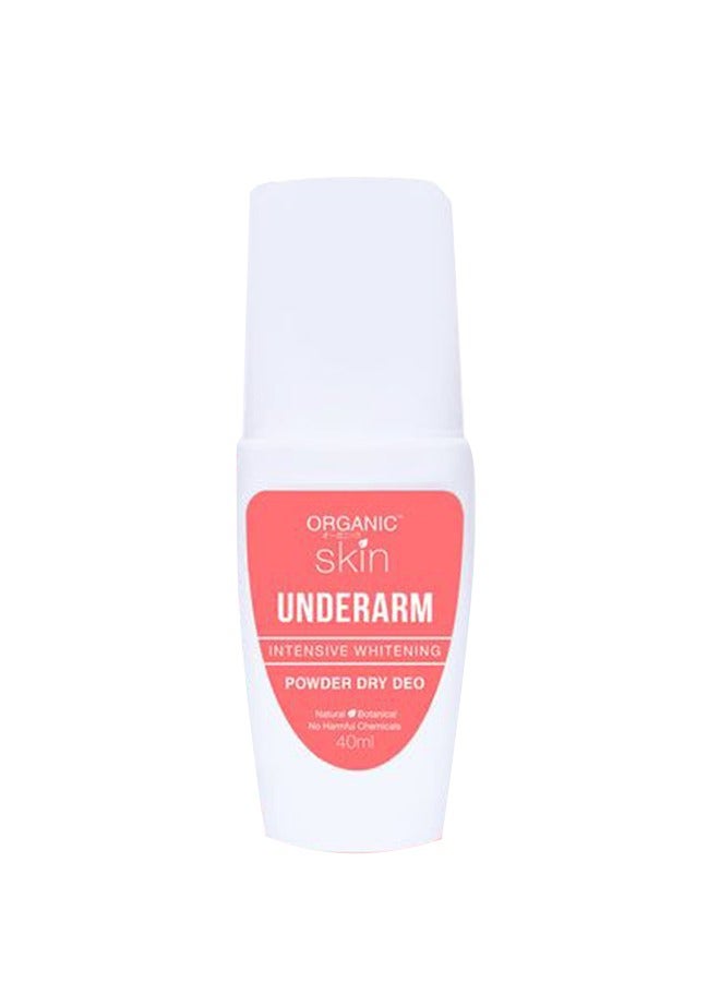 Organic skin Underarm Powder Dry Deo 40ml