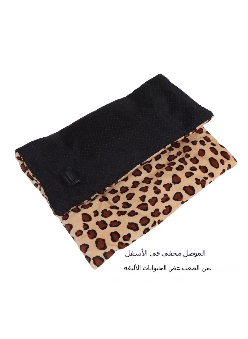 عام وسادة تدفئة للكلاب، قابلة للتعديل مع ثلاث درجات حرارة، طويلة العمر وقابلة للغسل لصديقك القطني بقياس 27×37 سم. - Image 4