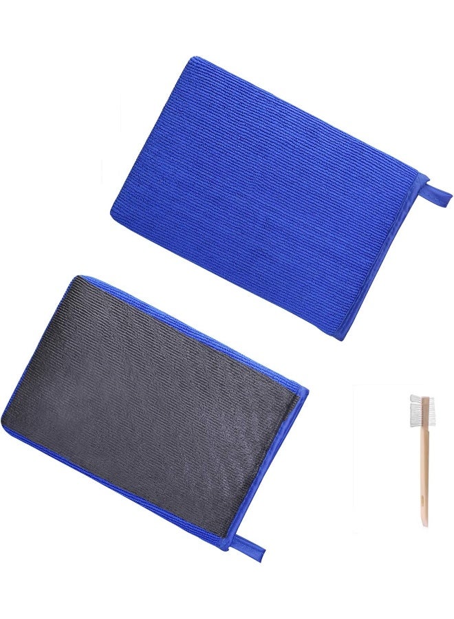 JIANFA Clay Bar Mitt, AutoScrub Fine Grade Wash Mitt Automotive Detailing Towel Wash Mitt Clay Bar Alternative, 1 Piece Blue - Image 1