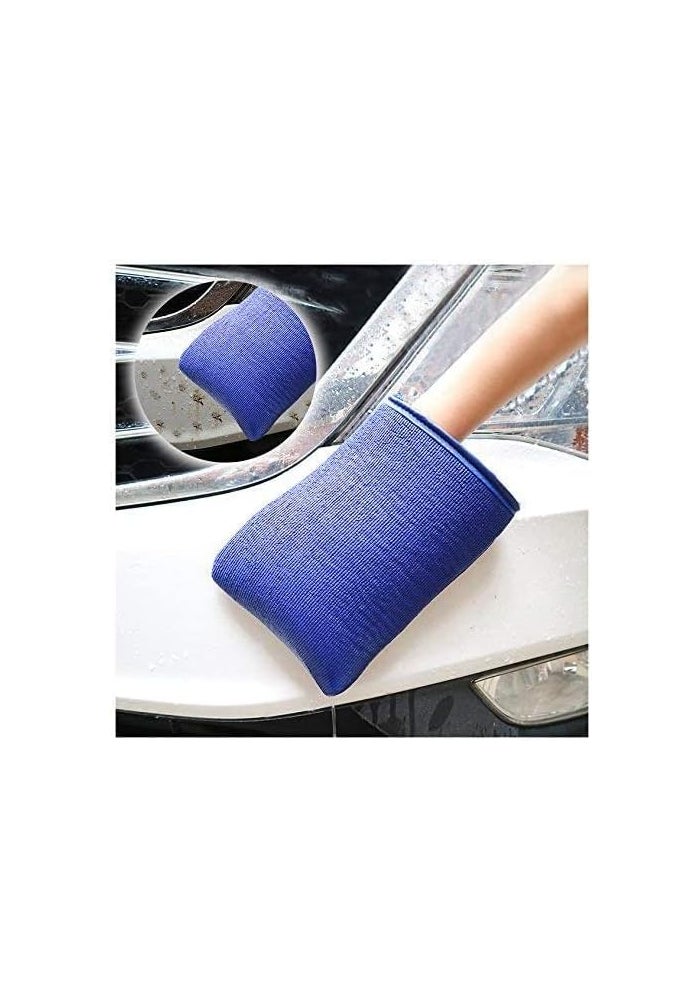 JIANFA Clay Bar Mitt, AutoScrub Fine Grade Wash Mitt Automotive Detailing Towel Wash Mitt Clay Bar Alternative, 1 Piece Blue - Image 4