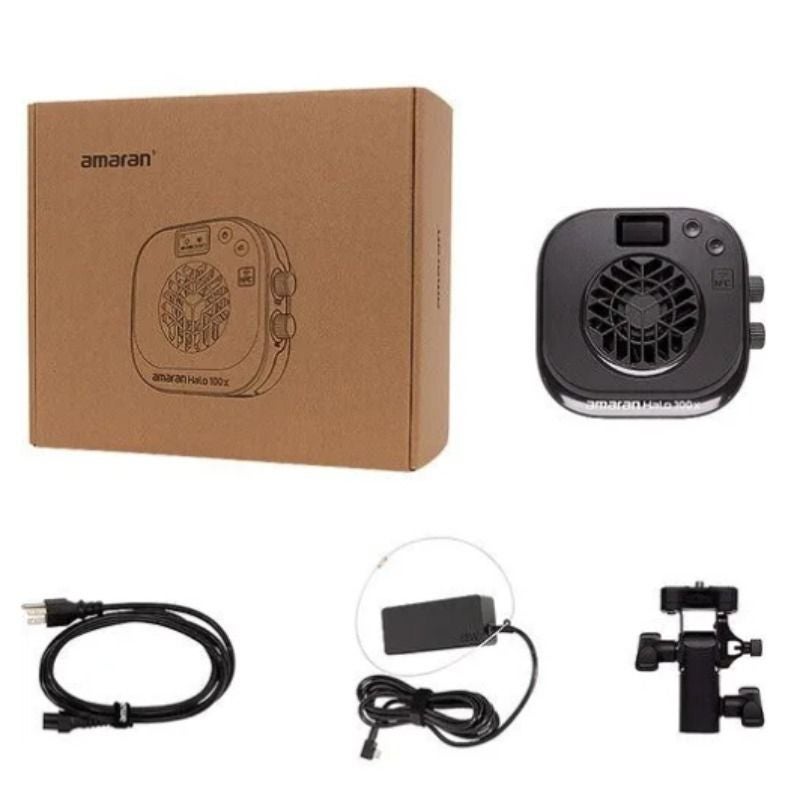 Aputure Amaran Halo 100x Bi-Color Point-Source LED Light 100w COB 2700k-6500k CRI 96+ Tlci 97+ Usb-c PD DMX NFC - Image 4