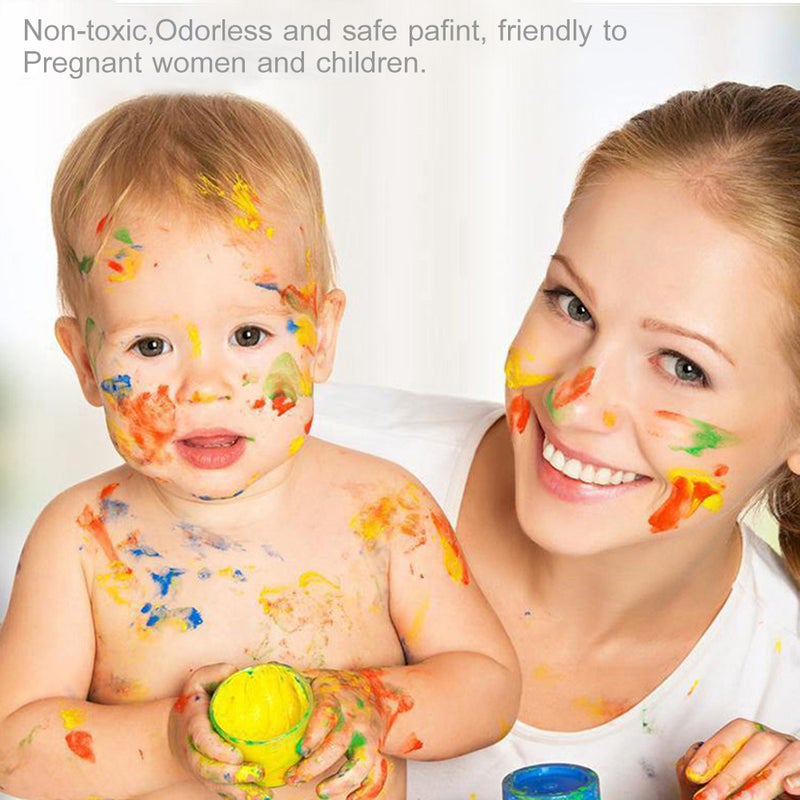 DIY Canvas Oil Painting Paint by Numbers Frameless Painting Kit Drawing Paintwork with 3 Paintbrushes and Pigment for Kids & Adults 40*50cm - Image 4