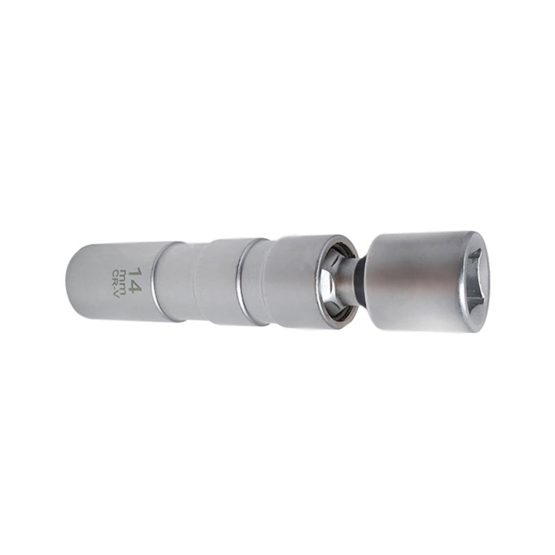 Spark Plug Socket 14mm Thin Wall High Carbon Steel Durable Drive Socket - 12-Point Firm Grip Socket for BMW Nissan VW Mercedes Audi Vehicle Maintenance - Image 5