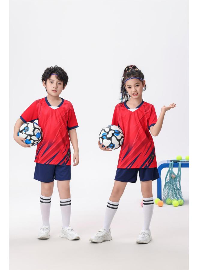 High-end Kidsren's Skipping Sportswear, Professional Quick-drying Clothing, Primary And Secondary School Students' Football Uniforms, Badminton Pattern Skipping Team Uniforms