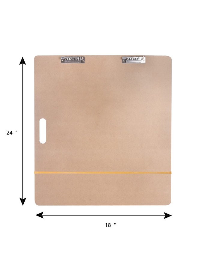 Vencer - Vencer 18" x 24" Artist Sketch Tote Board,Drawing Board with Clips and Handle for Classroom,Studio or Field Use,VAB-002 - Image 1