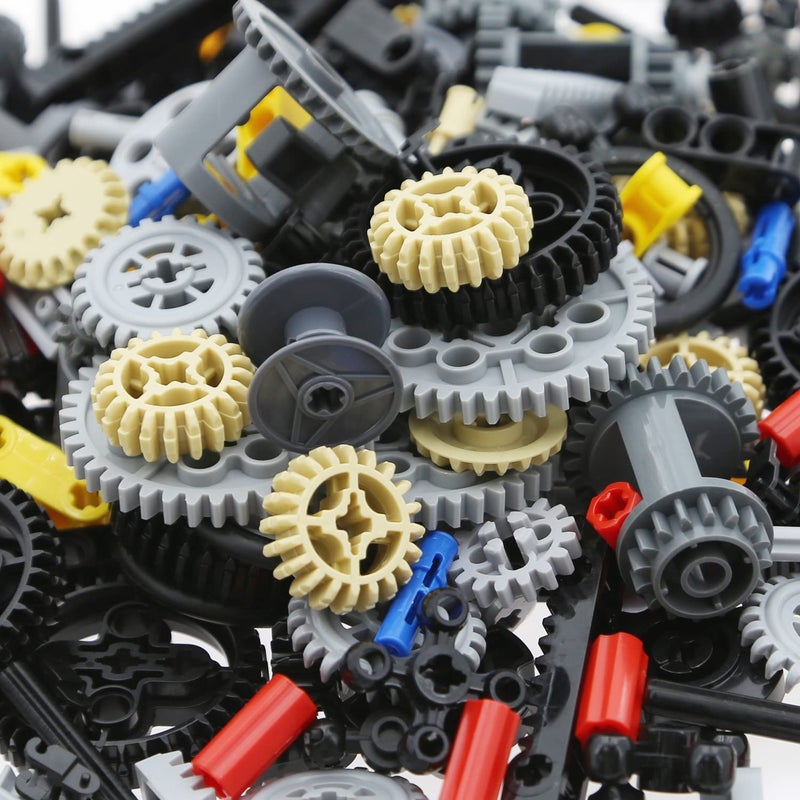 SEEMEY 2 lbs Technic Blocks Parts Compatible with LEGO TECHNIC for Technical car STEM Speed MOC DIY Random ModelRandom Color - Image 2