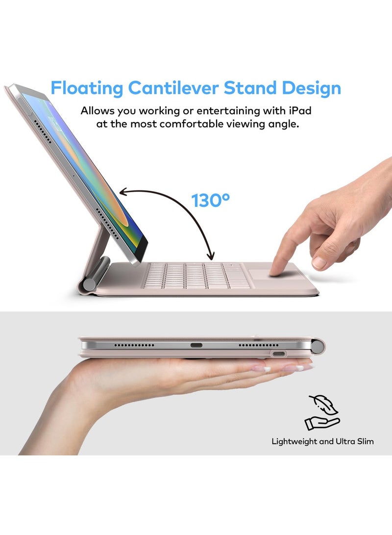 Magic Style Keyboard with Multi-Touch Trackpad - Floating Cantilever Stand - Magnetic Case for iPad 10.9 Inch 10th / 11th Gen, Keyboard Case for iPad 10th Gen 2022 and 11th Gen (A16, 2025) . - Image 2