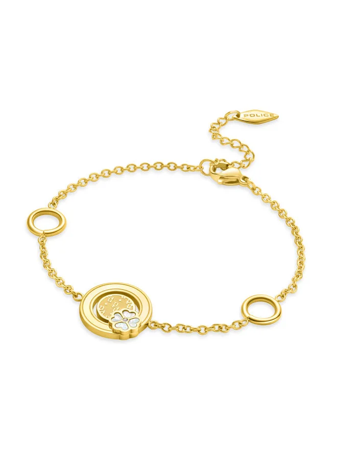بوليس Quilt Bracelet for Women Gold Plating with Mother of PearlPEJLB0002702