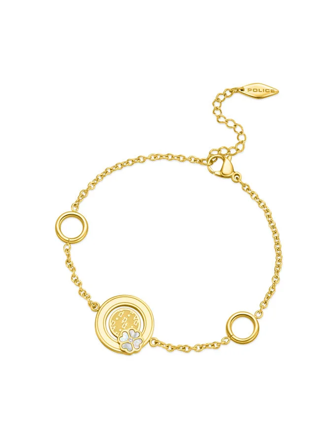 بوليس Quilt Bracelet for Women Gold Plating with Mother of PearlPEJLB0002702