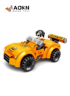 New Small Particle Assembled Vehicles Sports Car Model Toys Parent and Child Play Assembled Building Blocks Toys Exercise Kids Spatial Thinking Ability and Hands On Ability